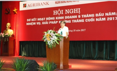 Agribank triển khai nhiệm vụ các tháng cuối năm 2017 ảnh 1